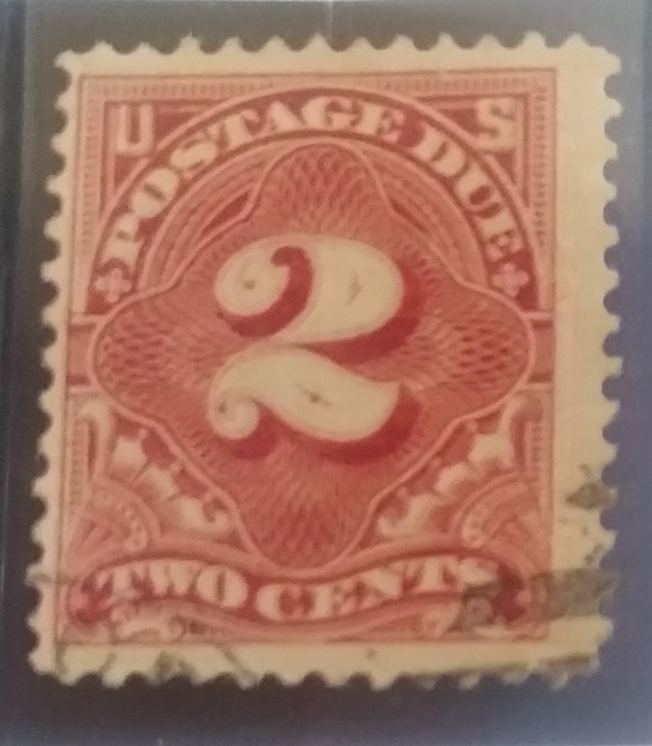 USPS 1894 2cent Postage Due stamp J30 United States, Postage Due