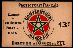 French Morocco 136b Mint Never Hinged Booklet