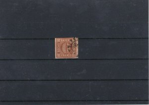 Balvaria 1850-62 6k Brown Used Stamp  Ref: R7512