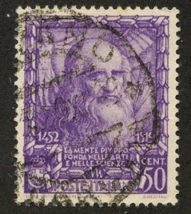 Italy, Scott #404, Used