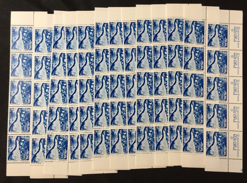 Israel Blocks Strips Booklets MH MNH(Aprx 300 Items) TK48 