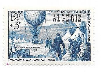 Algeria #B82  overprint Stamp Day (MNH) CV $2.75