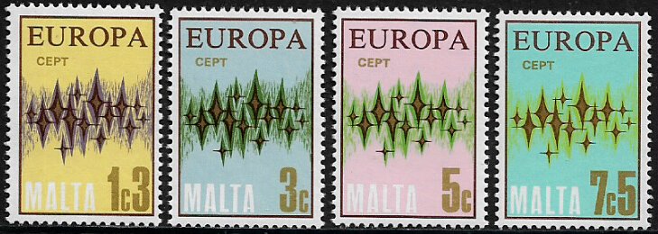 Malta #450-3 MNH Set - Europa - Communication