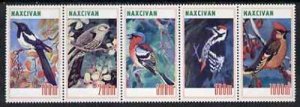 NACHICHIVAN - 1997 - Birds - Perf 5v Strip - Mint Never Hinged - Private Issue