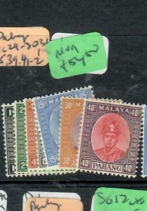 MALAYA PAHANG   (P0212B)   SULTAN  SG 29-30, 31, 35, 39, 41-2  MOG 