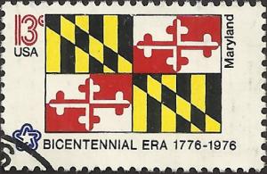 # 1639 USED STATE FLAG MARYLAND
