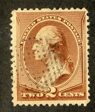 US 210 USED FANCY CANCEL BIN $6.00