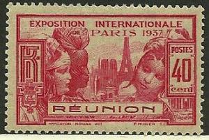 France, Reunion # 169, Mint hinged