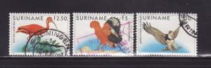 Surinam 727-729 U Birds (B)