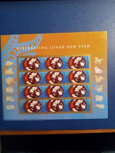 US# 4957, Lunar New Year, Year of the Ram, Sheet of 12 @ .49c, MNH (2015)