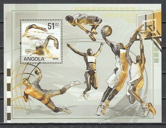 Angola, Scott cat. 1314. Sports s/sheet..