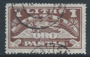 Lithuania #C35 Used 1L Flight