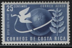 COSTA RICA, C187, MNH, 1950, Symbols of UPU