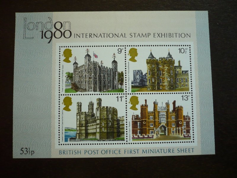 Stamps - Great Britain - Scott# 834a - Mint Never Hinged Souvenir Sheet