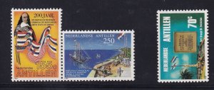 Netherlands Antilles #619a-619c  MNH 1989 stamp expo and UPU congress