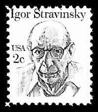 PCBstamps   US #1845 2c Igor Stravinsky, MNH, (16)