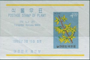 Korea South 1966 SG583 Plant MS MNH