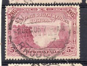 Rhodesia 1905 GV Victoria Falls Early Issue Fine Used 5d. 274518