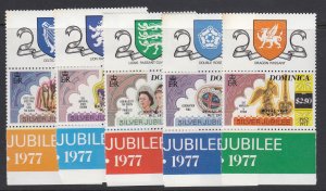 Dominica 549-53 Royal Visit mnh