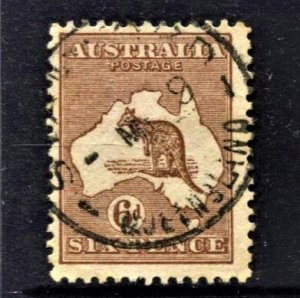 STAMP STATION PERTH  Australia #49 Kangaroo Wmk.10 Used -CV$4.00