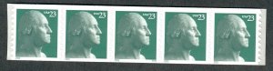 #3617 Washington #V35 MNH plate number coil PNC5