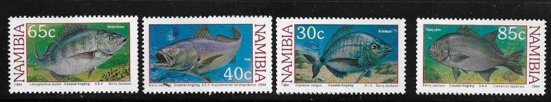 Namibia 1994 Coastal Angling Fish MNH