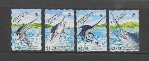 FISH - SOLOMON ISLANDS #862-5  GAME FISH MNH