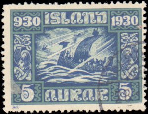 Iceland #153, Complete Set, 1930, Used