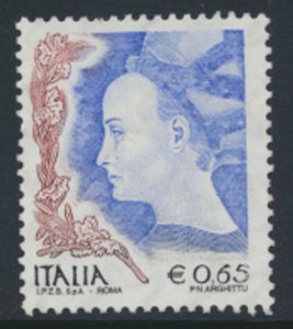 Italy Sc# 2449 Used perf 13½ x 13¼  Women in Art  see details & scan       ...
