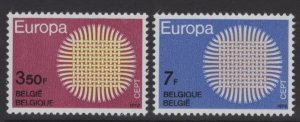 BELGIUM SG2150/1 1970 EUROPA MNH