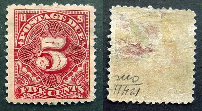 USA, Scott J48, mint, Partial OG, F/VF