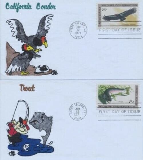 1427/1430 WILDLIFE CONSERVATION - Ellis set of 4