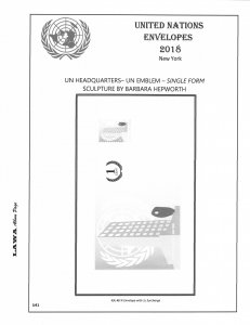 2018 UNITED NATIONS  ISSUES SUPPLEMENT – LAWA Album Pages