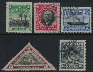 Liberia #115-9*/u  CV $3.10