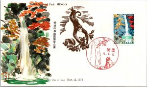 Japan FDC 1973 - Quasi National Park MINOO - F64258