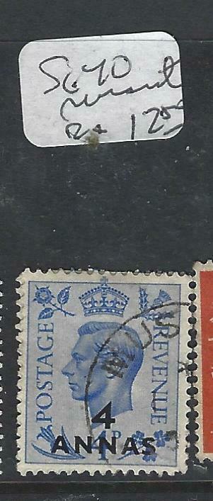 BRITISH P.O. MIDDLE EAST (P0603B) KGVI CANCEL MUSCAT  SG  40     VFU