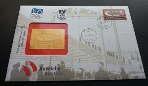 Austria Olympic Summer Games 1996 Sport (stamp FDC) *gold *rare