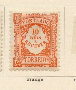 Portugal 1904 Early Issue Fine Mint Hinged 10r. NW-178012