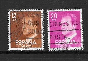 SPAIN #1984 & 1986 Used Single