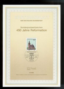 GERMANY (52) Ersttagsblatt FDC Presentation Cards