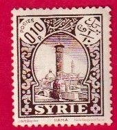 SYRIA SCOTT#209a 1935 HAMA MOSQUE - MNH