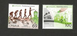 SERBIA-MNH SET-EUROPA CEPT-THINK GREEN-2016.