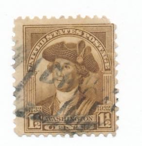  	USA 1932   Scott 706 used - 1.1/2c, Washington 