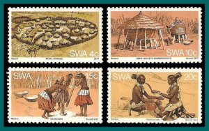 SWA Namibia 1977 Ovambo People, MNH  402-405,SG301-SG304