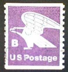 United States, Scott #1820, used(o), 1981,  B Eagle Transition, (18¢)