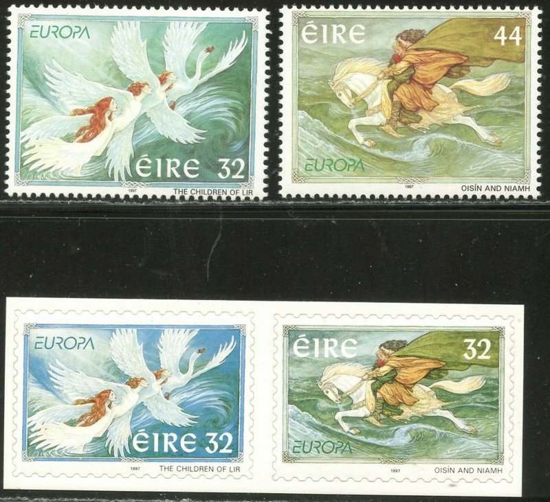 IRELAND Sc#1060-1063 1997 EUROPA Gummed & SA Complete Set OG Mint NH