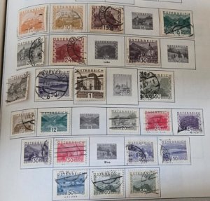 Stamp Austria 1925-32 set of 23 used