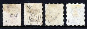 SIERRA LEONE QV 1883 The Full Watermark Crown CA Perf.14 Set SG 23 to SG 26 VFU