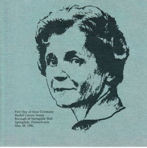 USPS 1st Day Ceremony Program #1857 Rachel Carson Strip/2 Environment 1981