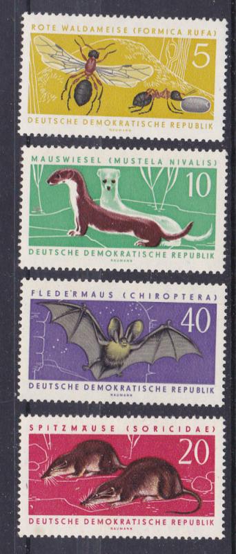 Germany-DDR 591-94 MNH 1962 Fauna